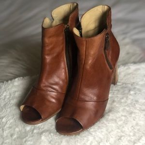 Paul Green Peep Toe Booties-excellent condition!
